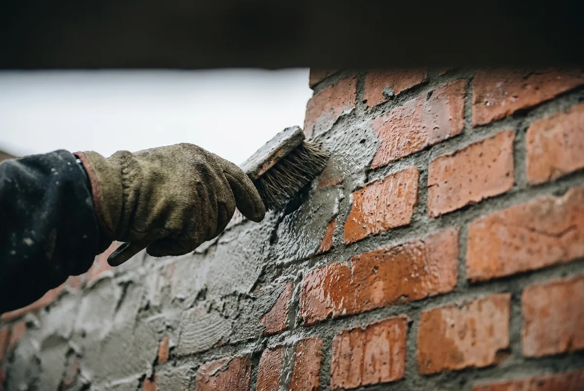 Vandskuret facade med en ensartet, lys og holdbar overflade