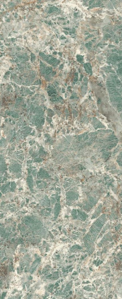 Amezonite Rust — storformat porcelænsslab i eksklusiv & farverig, markante farver og sjældne mineraltegninger