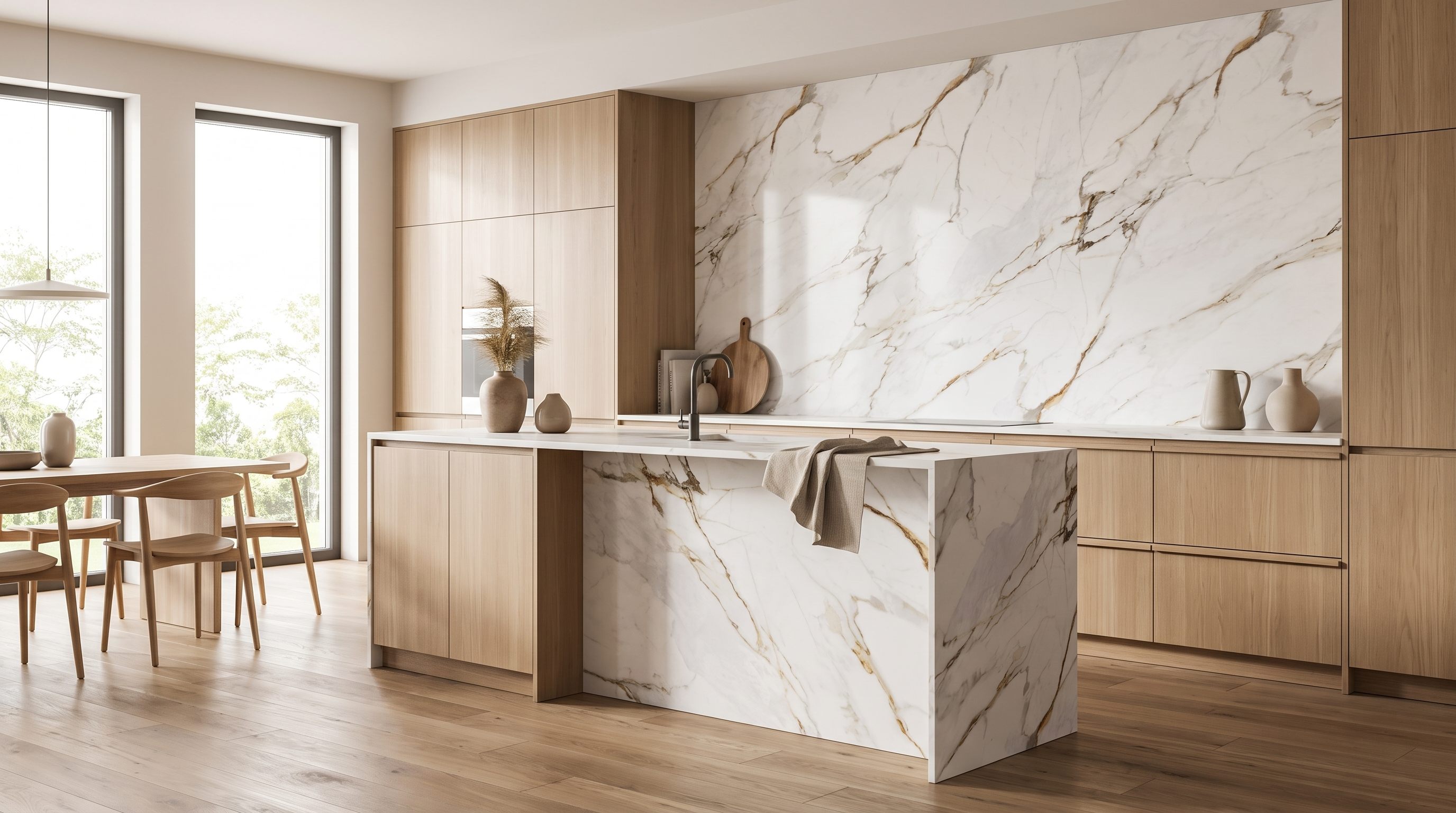 Apollo White — inspiration til hvid marmor