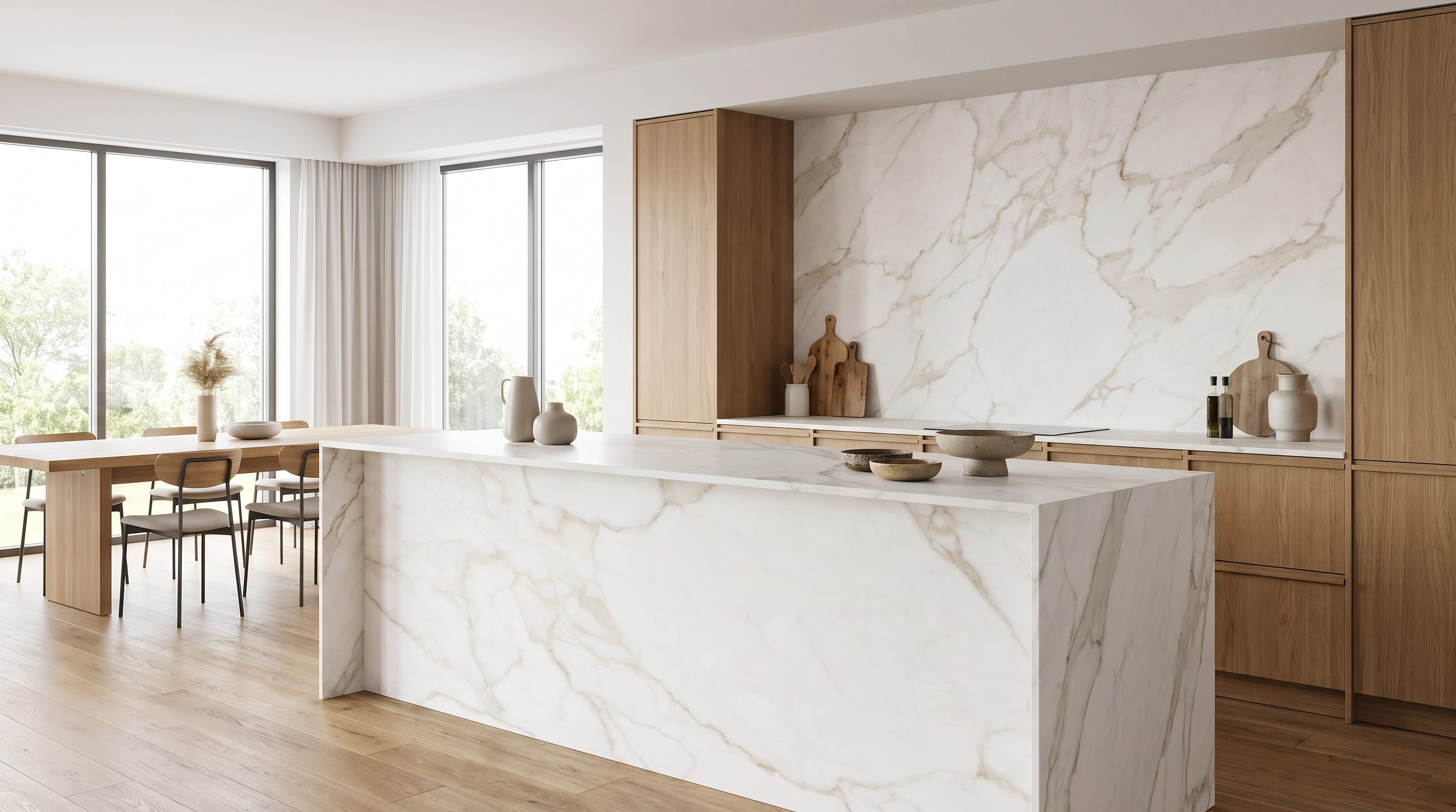 Calacutta Light — inspiration til hvid marmor