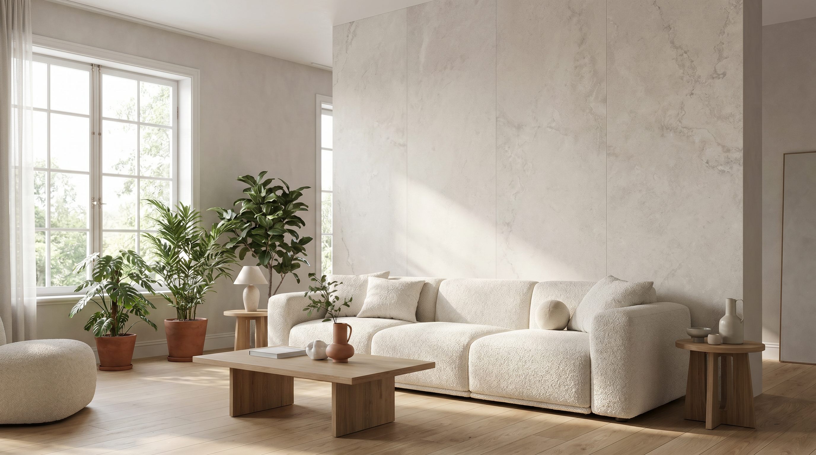 Marrazi Bianco — inspiration til beton-look