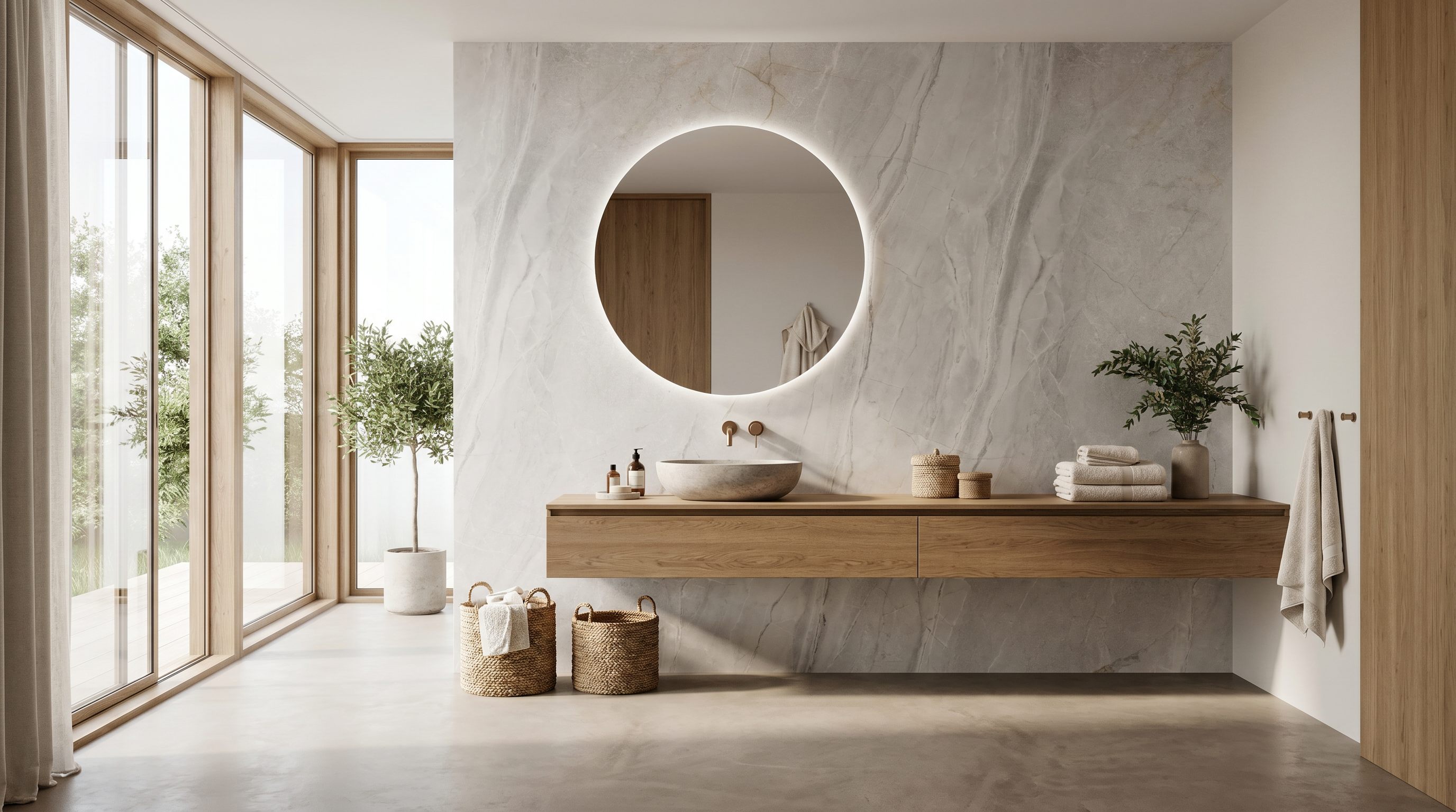 Samolina Bianco — inspiration til hvid marmor