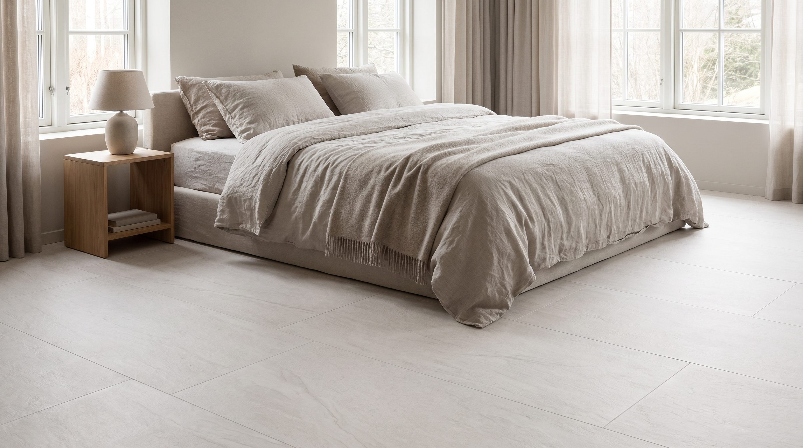 Sandstone Milky — inspiration til sten & travertin