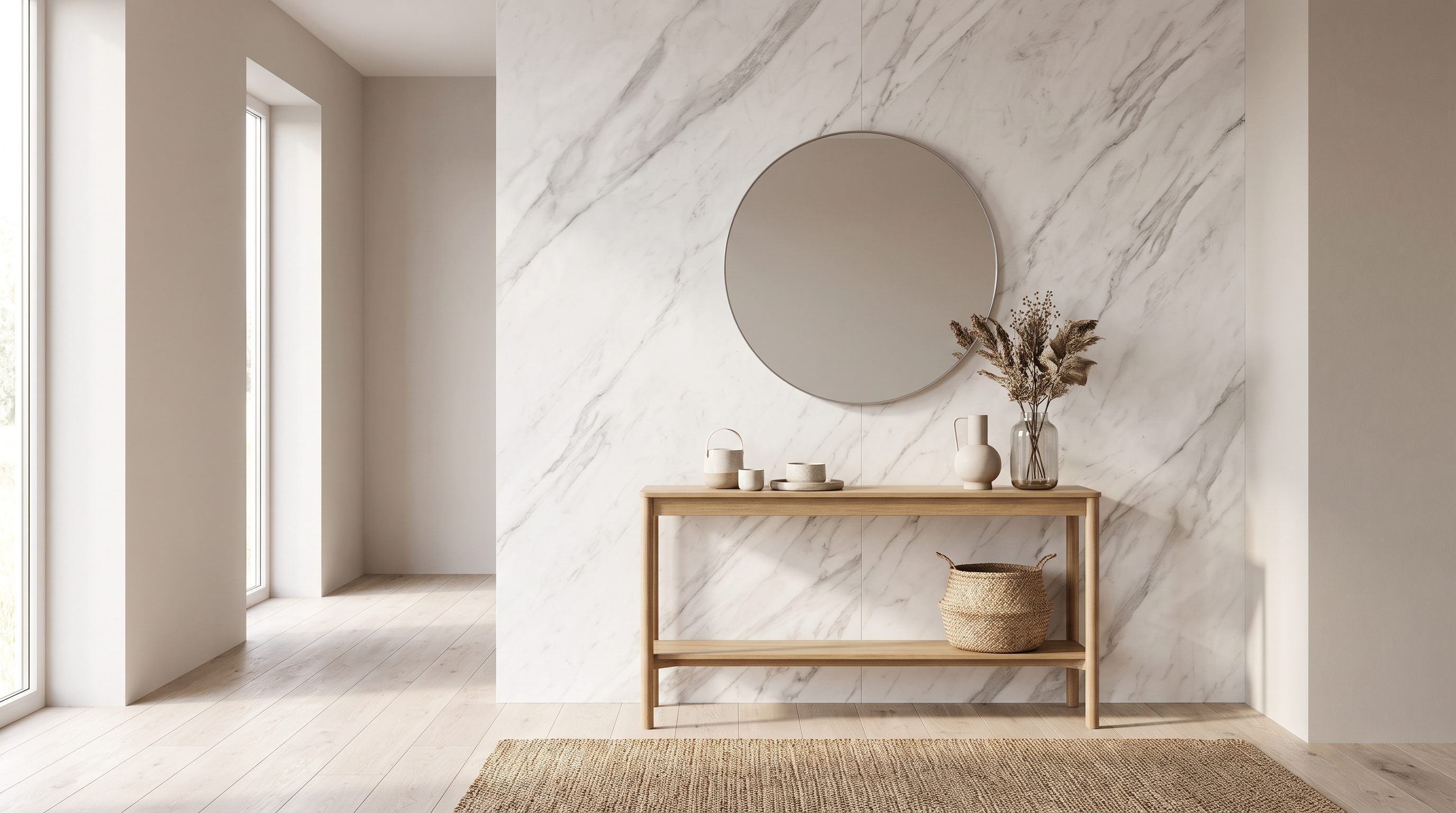 Statuario Platina — inspiration til hvid marmor